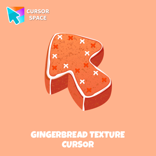 Gingerbread Texture cursor arrow cursor